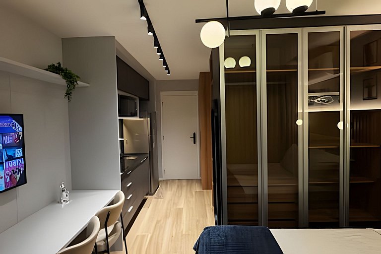 Studio Exclusivo próx ao Allianz