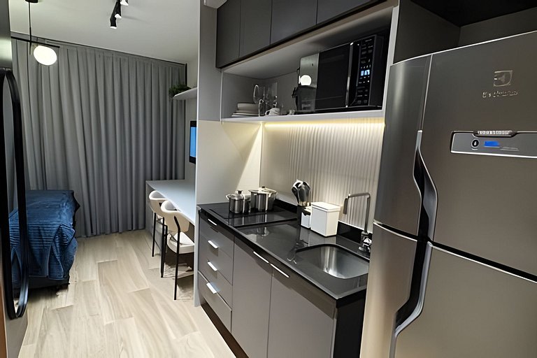 Studio Exclusivo próx ao Allianz