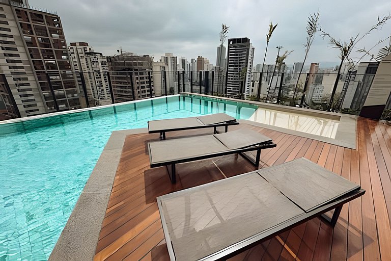 Studio Exclusivo próx ao Allianz