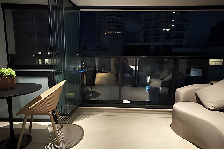 Studio Luxo com Valet em Moema