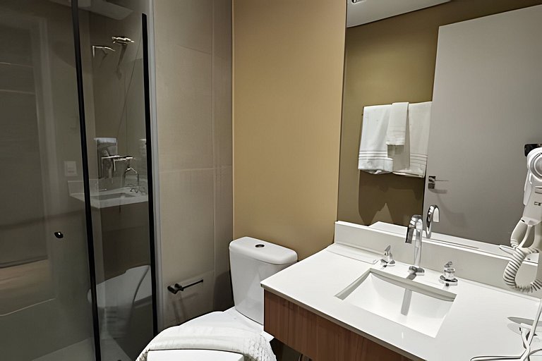 Studio Luxo com Valet em Moema