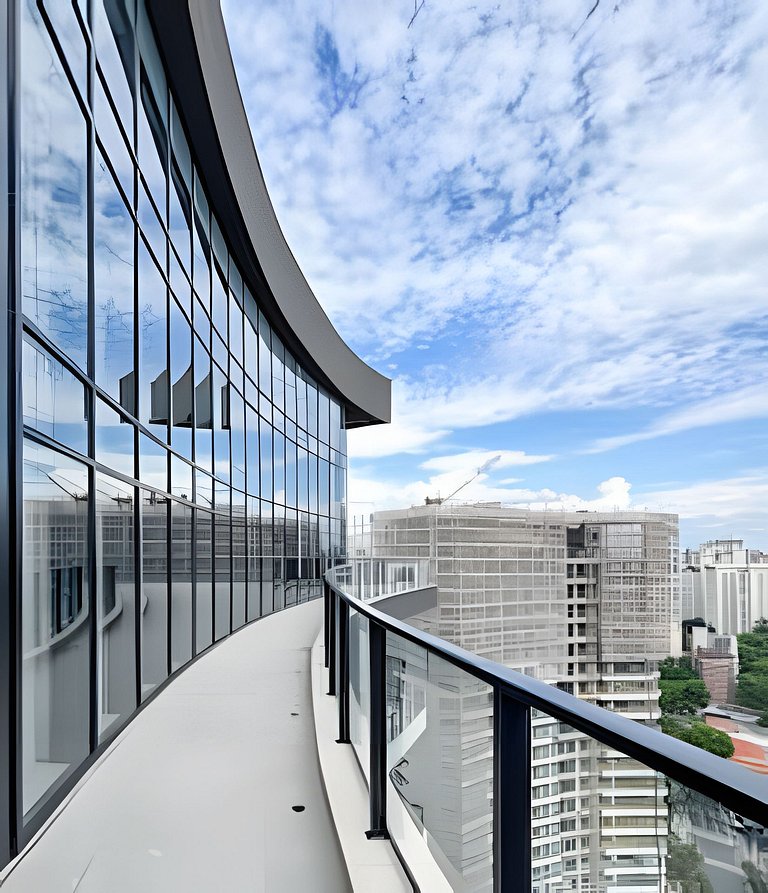 Studio Luxo com Valet em Moema