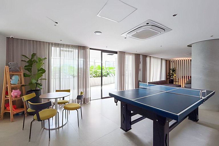 Studio Luxo com Valet em Moema