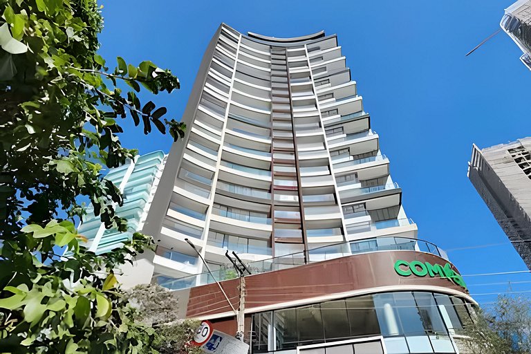 Studio Luxo com Valet em Moema