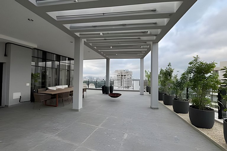 Studio Luxo com Valet em Moema