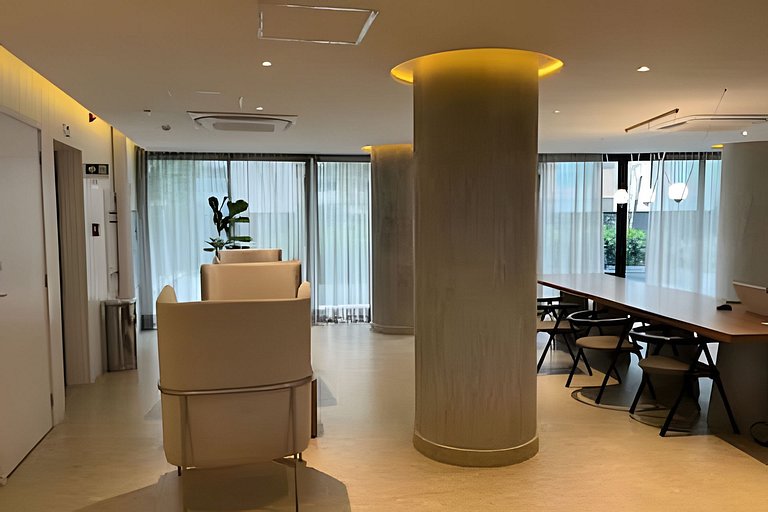Studio Luxo com Valet em Moema