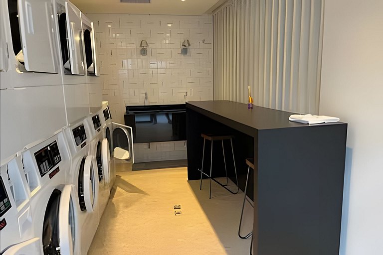 Studio Luxo com Valet em Moema