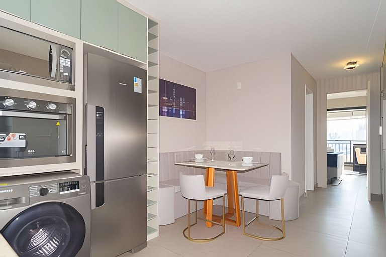 Apto de 1 quarto com vaga de garagem no Brooklin