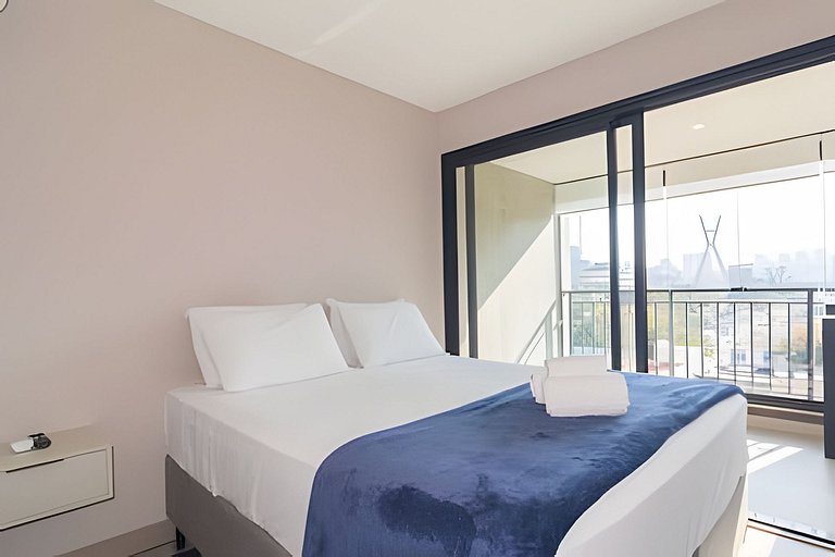 Apto de 1 quarto com vaga de garagem no Brooklin