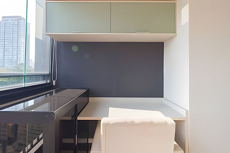 Apto de 1 quarto com vaga de garagem no Brooklin