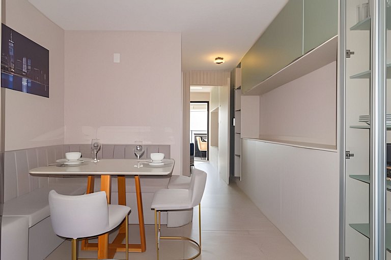 Apto de 1 quarto com vaga de garagem no Brooklin