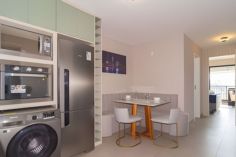 Apto de 1 quarto com vaga de garagem no Brooklin