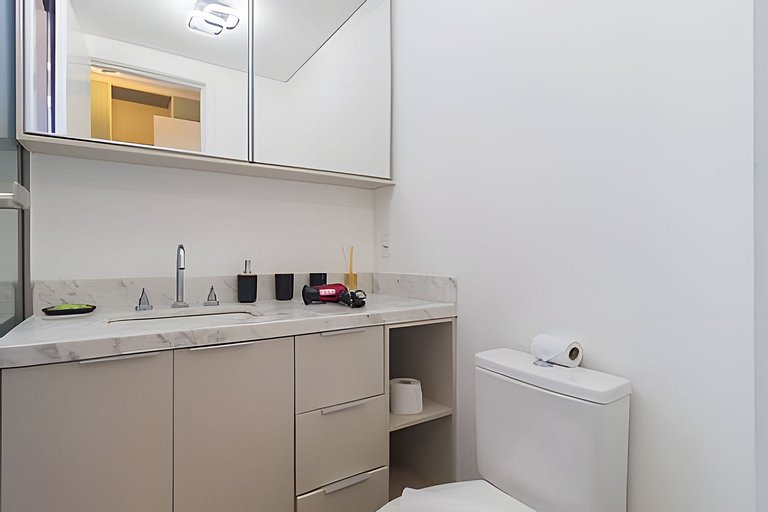 Apto de 1 quarto com vaga de garagem no Brooklin
