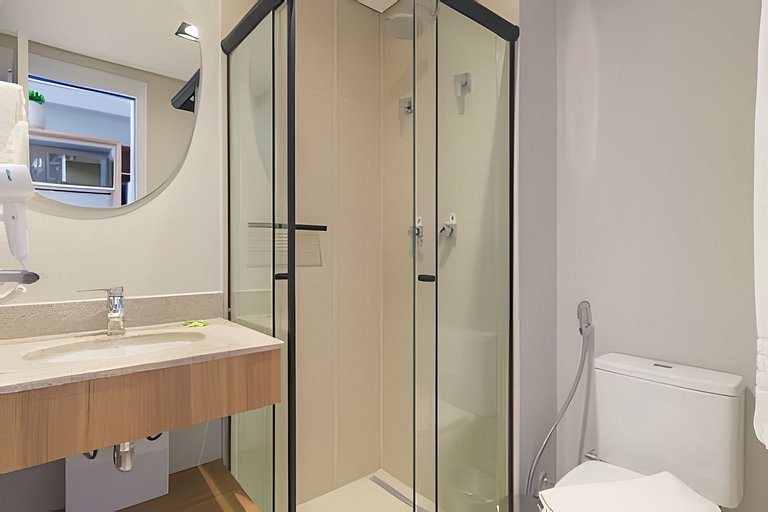 Super conforto: Studio com varanda