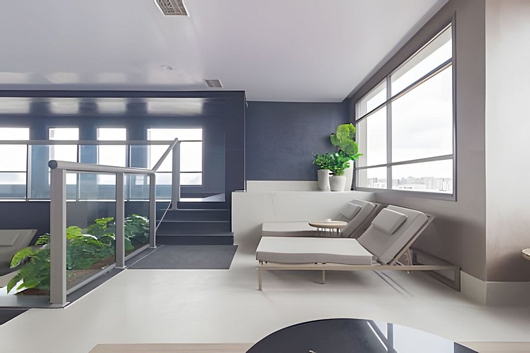 Super conforto: Studio com varanda