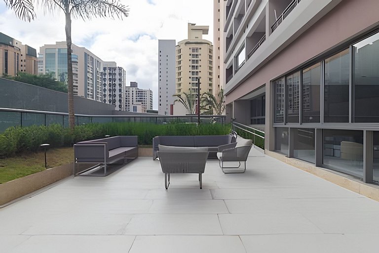 Super conforto: Studio com varanda