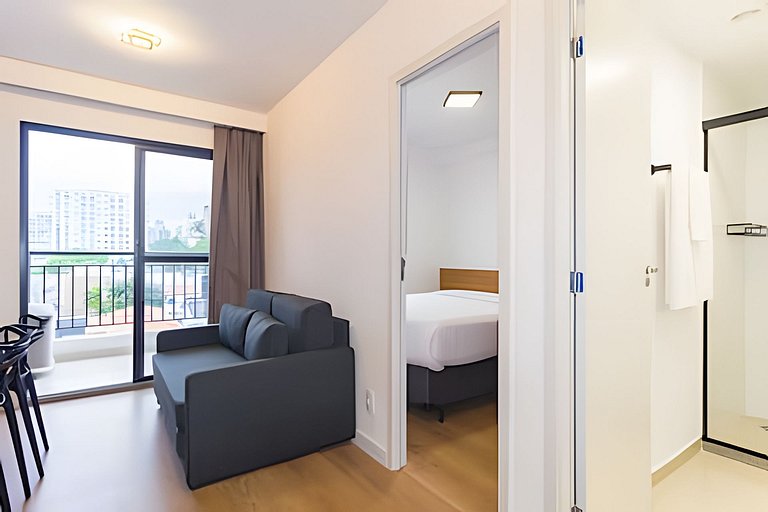 Apto 1 Dormitório em Moema próx. ao Metrô