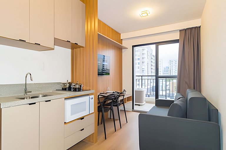 Apto 1 Dormitório em Moema próx. ao Metrô