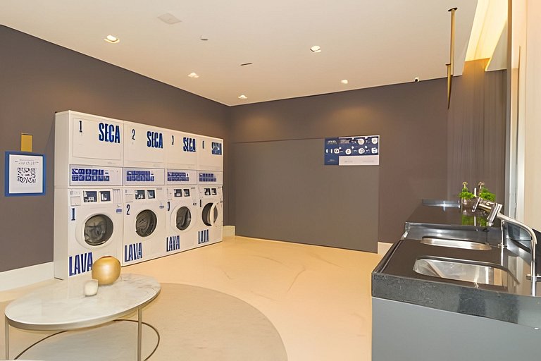 Studio no Coração de Moema com Varanda