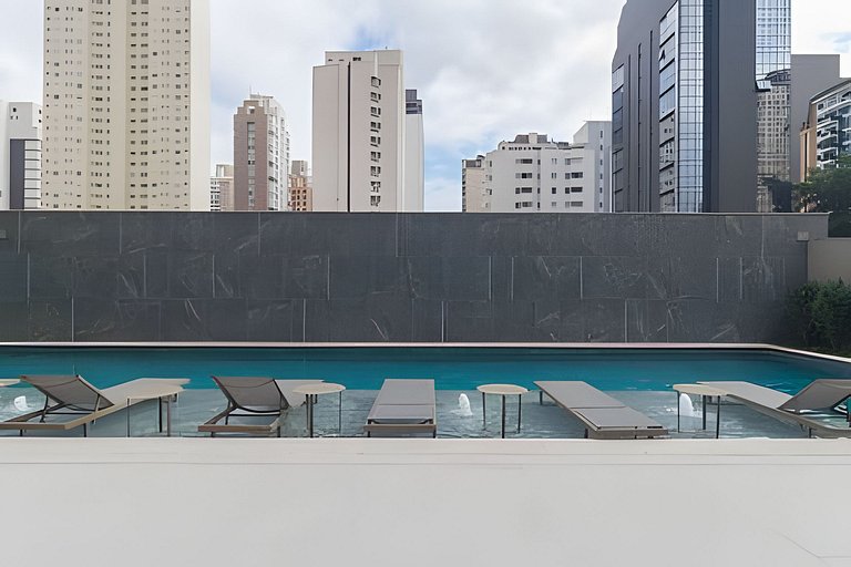 Studio no Coração de Moema com Varanda