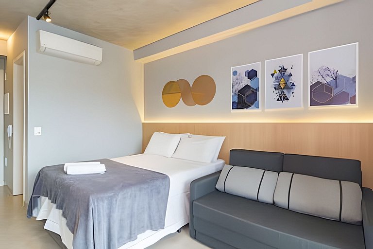 Studio Comforto: Localização Privilegiada em Moema
