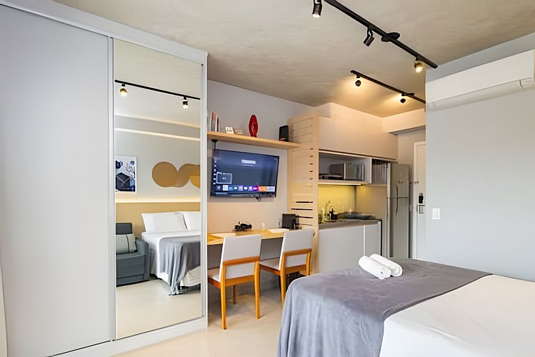 Studio Comforto: Localização Privilegiada em Moema