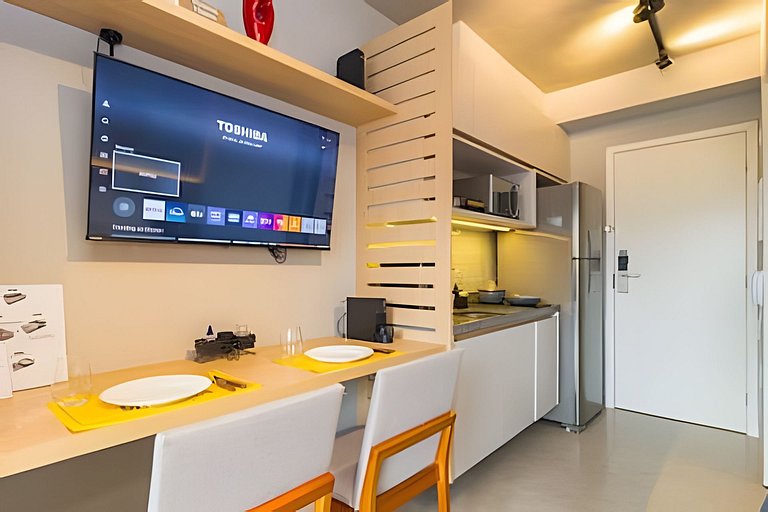 Studio Comforto: Localização Privilegiada em Moema