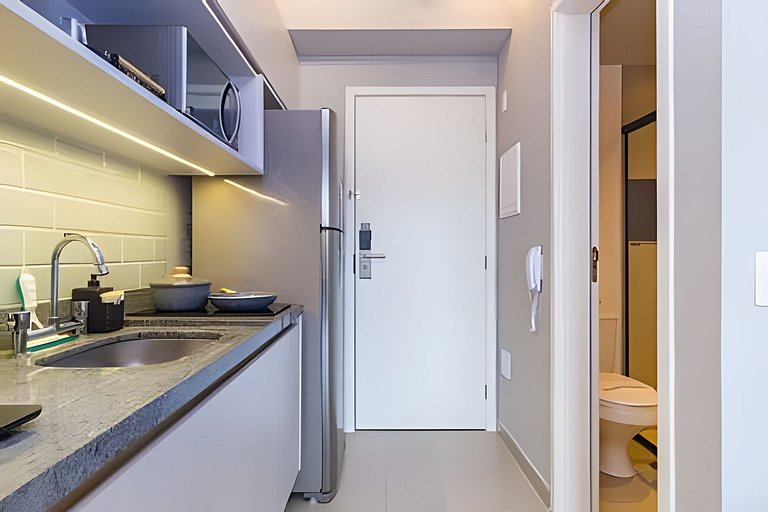 Studio Comforto: Localização Privilegiada em Moema