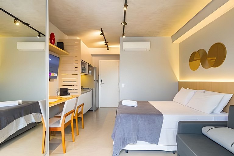Studio Comforto: Localização Privilegiada em Moema