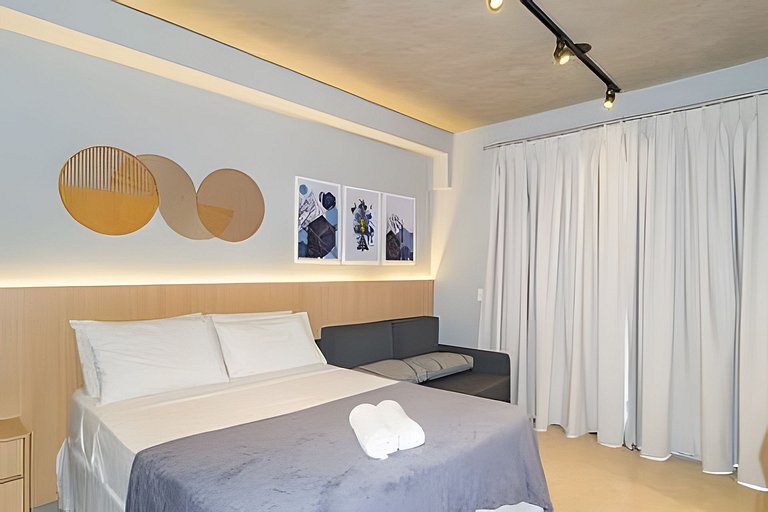 Studio Comforto: Localização Privilegiada em Moema