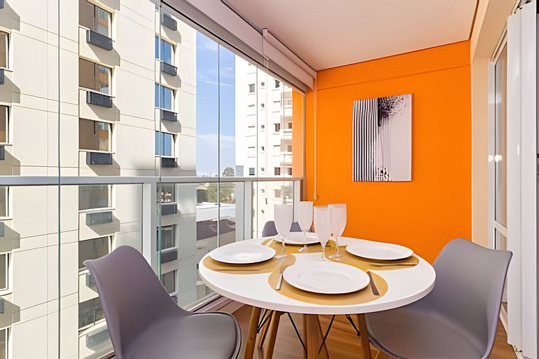 Apartamento Sofisticado c/Vaga no Campo Belo