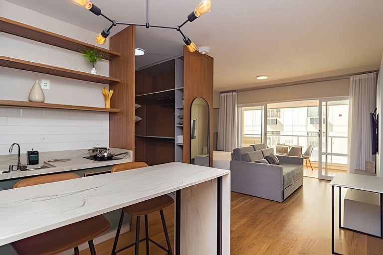 Apartamento Sofisticado c/Vaga no Campo Belo