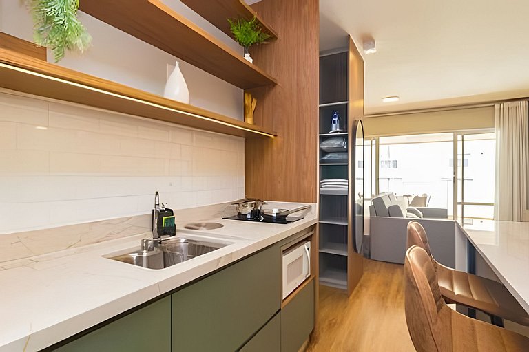 Apartamento Sofisticado c/Vaga no Campo Belo