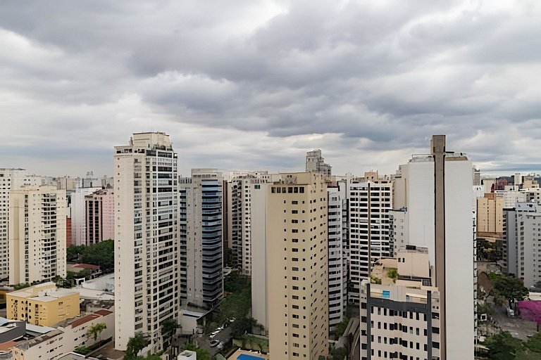 Studio c/ Varanda: Aconchego e Charme em Moema