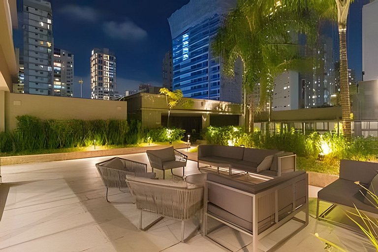 Studio c/ Varanda: Aconchego e Charme em Moema
