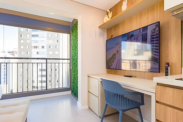 Charme em Moema: Studio Incrível ao lado do Metrô