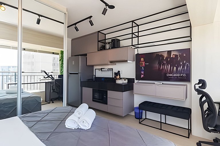 Home Office Perfeito: Studio no Coração de Moema