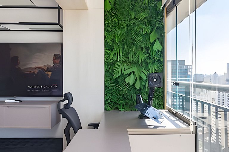 Home Office Perfeito: Studio no Coração de Moema