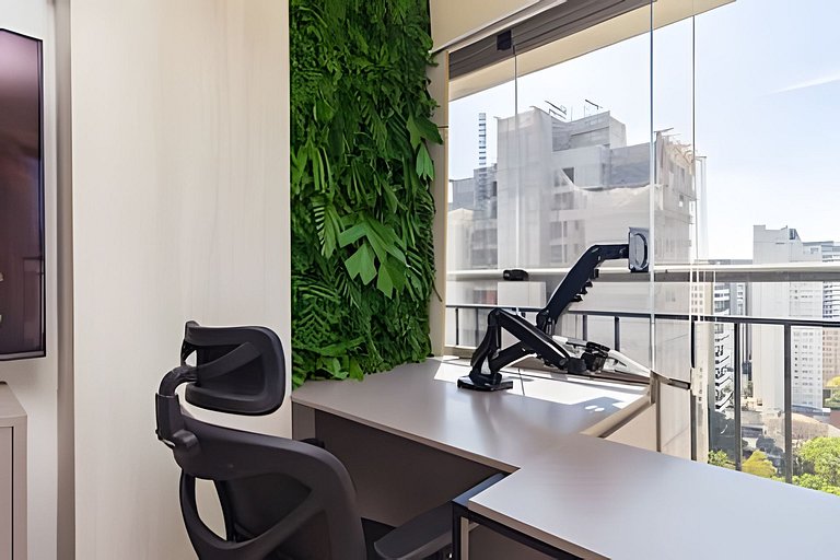 Home Office Perfeito: Studio no Coração de Moema